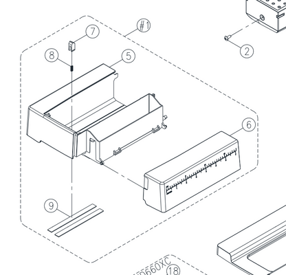 Singer HD-6800c Accessory Tray 68015220