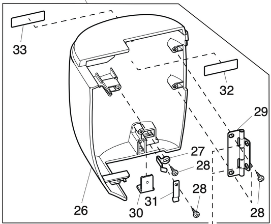 863605000 Face plate (unit)