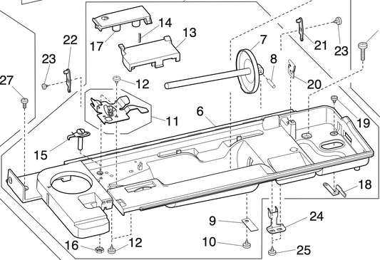 863604009 Top cover Body (unit)