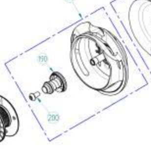 Bernina Shuttle Hook #0349007002