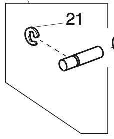 650626001 Take-Up lever Pin Unit