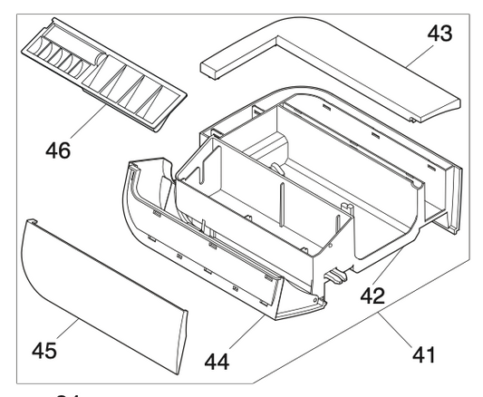 863613A01 Extension table (unit)