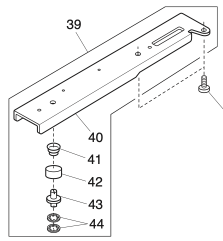 861601000 Arm sole front cover side unit