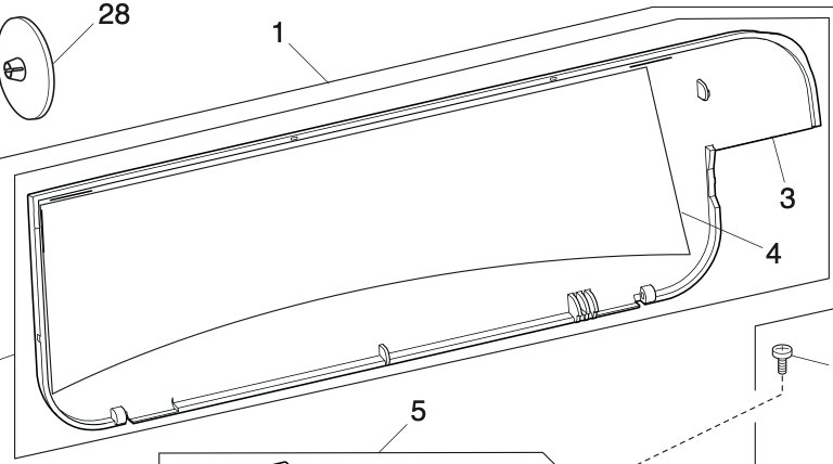 863604010 Top cover body (unit)