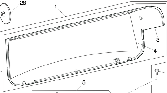 863604010 Top cover body (unit)