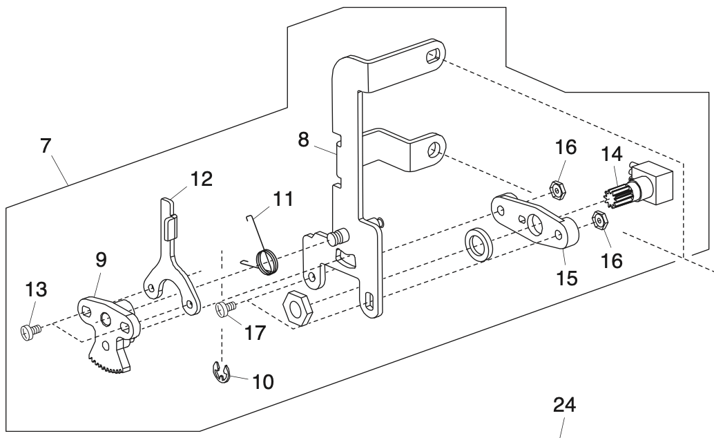 863634008 Knee lifter sensor (unit)