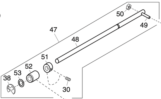 858624102 Upper feed lower shaft (unit)