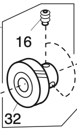 850687006 Lower shaft gear (unit)