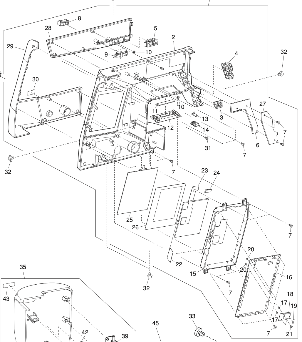 863648005 Front cover (unit)