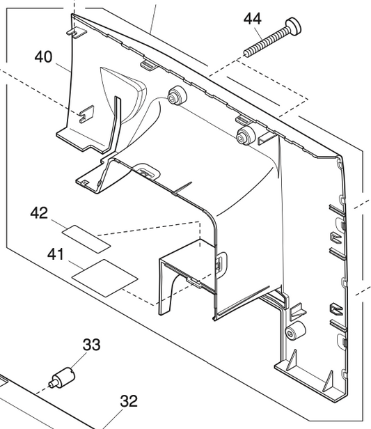 863653003 Rear cover (unit)