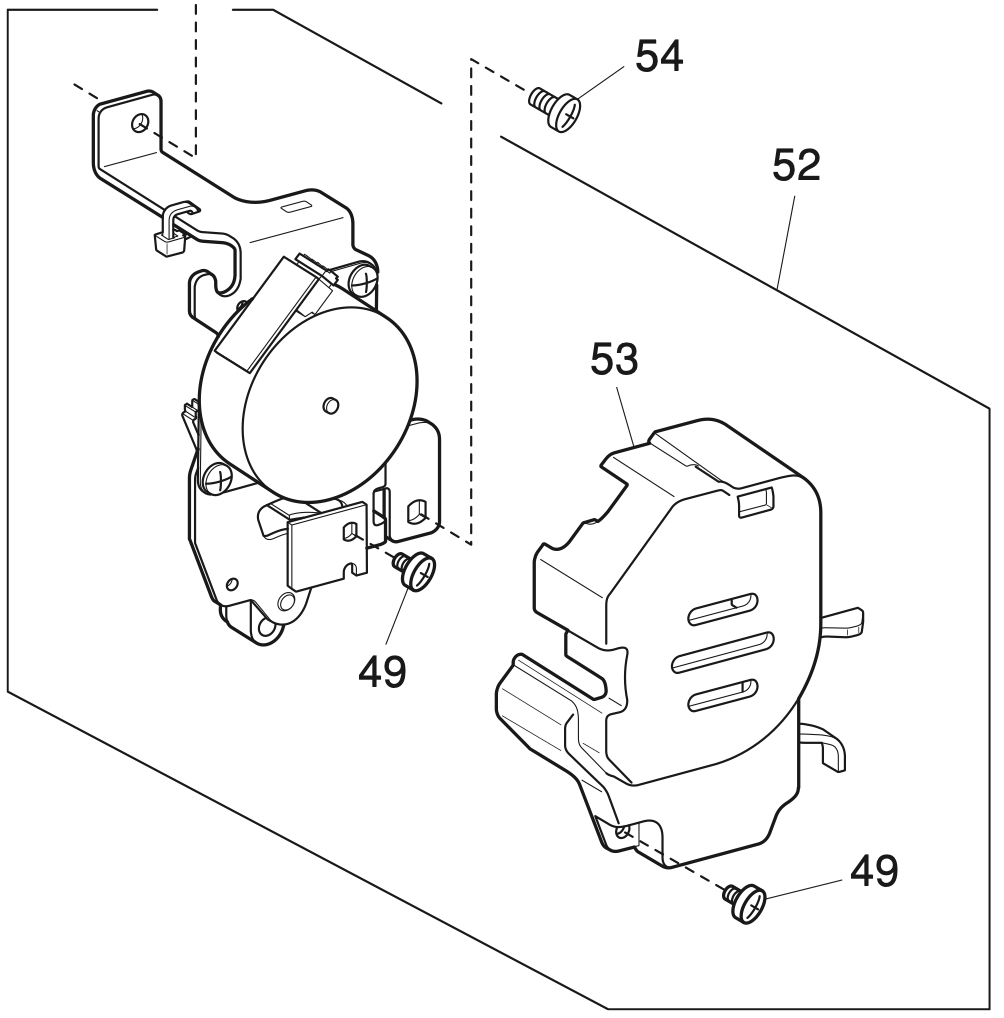 863647004 Zigzag width motor (unit)