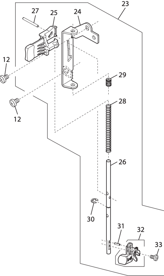 Needle threader (unit) #68030955