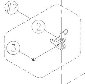 68015235 Presser Bar Bracket CPL