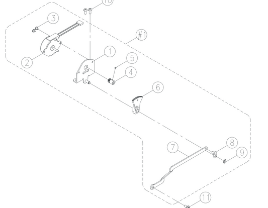 68015306 Zigzag Pulse Motor Plate CPL