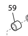 Upper knife supporter bushing #68012537