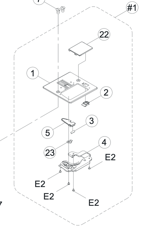 68024790 Needle Plate CPL