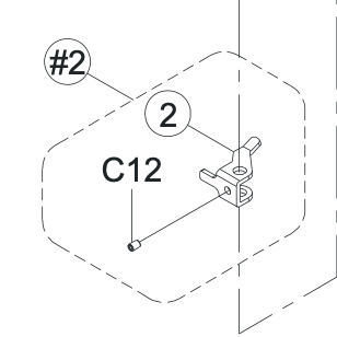 68015235 Presser Bar Bracket CPL