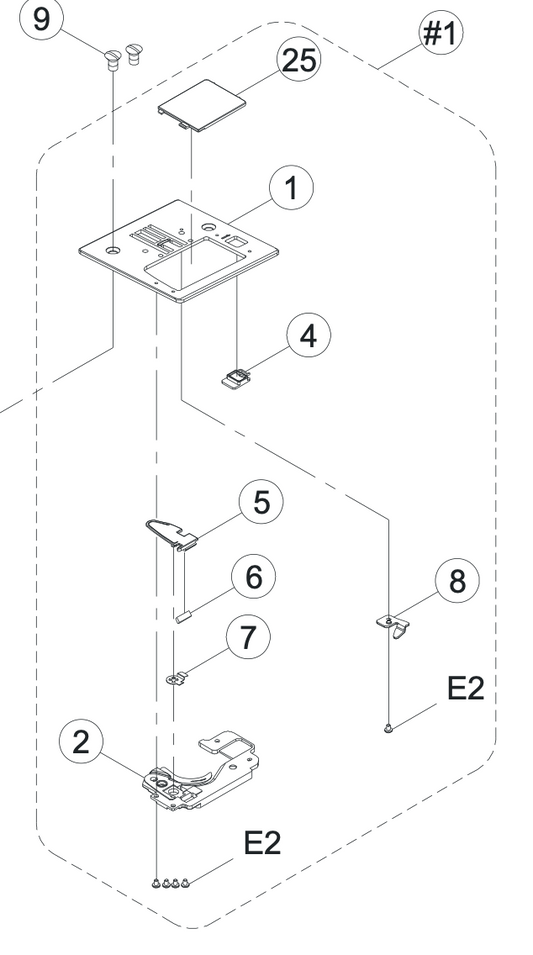 68017006 Needle Plate CPL