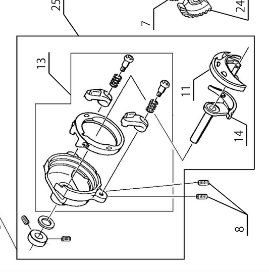 68003776 Shuttle Race Assembly