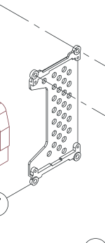 68015376 Frame of Main Circuit Board