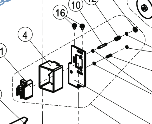 68025161 Embroidery Unit Connect Assy