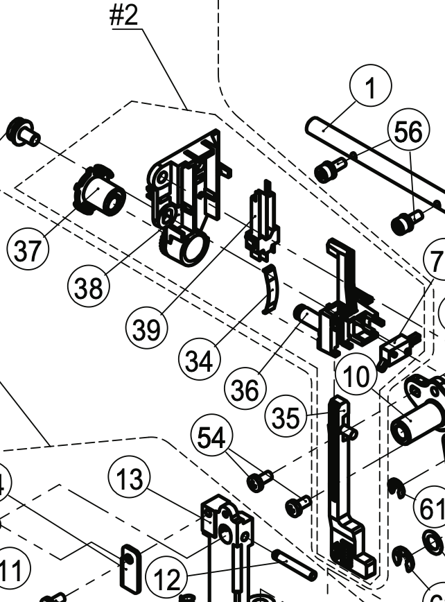 68025197 Buttonhole Limit Switch