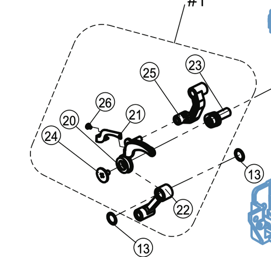 68025191 Thread Take-Up Lever Unit CPL