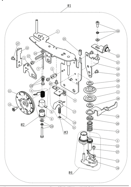 68029734 Thread Clamp Assy
