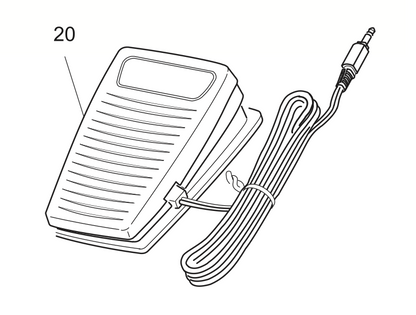 68029821 Foot Controller- Singer SE9180