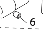416323501 Knife (Movable) Forked Lever Stud Bushing Screw