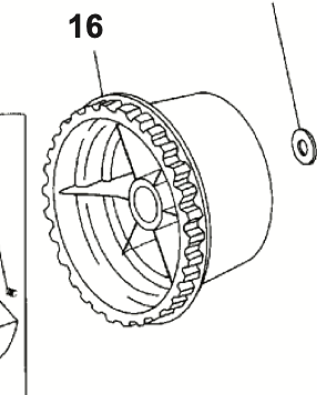 68015952 Timing Belt Pulley