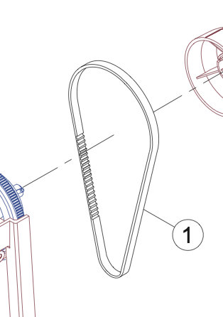 416427701 Motor Drive Belt