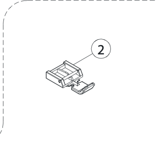 416128701 Zipper Foot