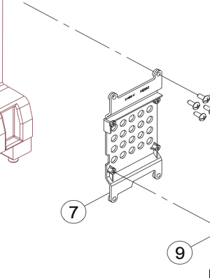 68015323  Frame of Main Circuit Board