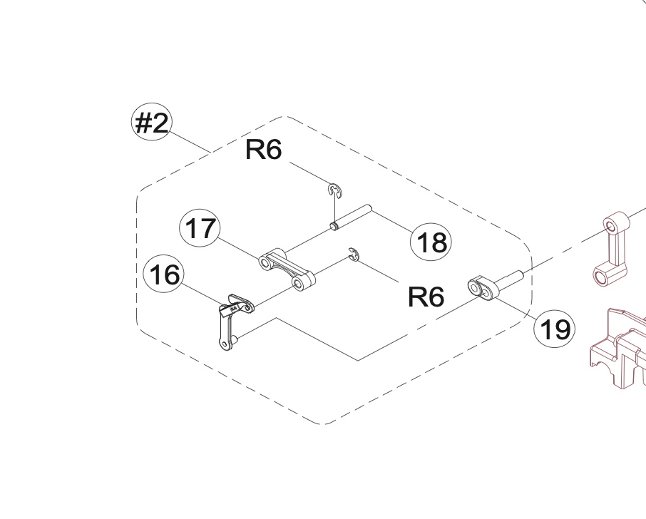 68013759  Thread Take-Up Lever CPL