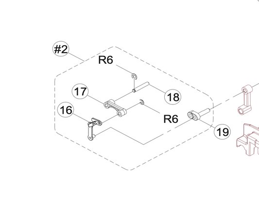 68013759  Thread Take-Up Lever CPL