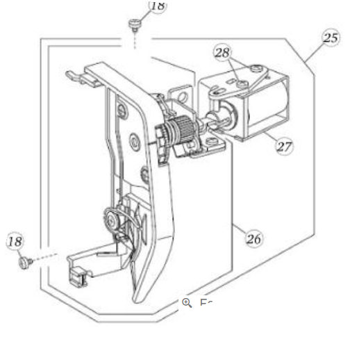 BERNETTE B38 THREAD TENSION (UNIT) 5020600160
