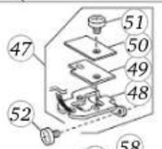 BERNETTE B38 BUTTONHOLE SENSOR (UNIT) 5020601246