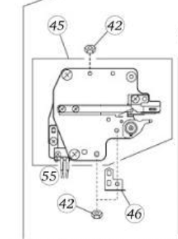 BERNETTE B38 Thread Cutter unit 5020601431
