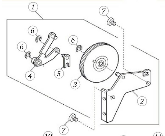 BERNETTE B38 PRESSER FOOT PRESSURE ADJ 5020601298