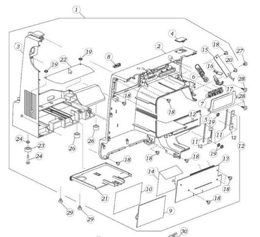 BERNETTE B38 FRONT COVER (UNIT) 5020601302